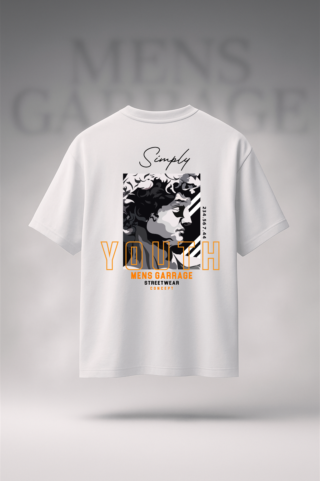 Simply Youth Bold Back Print T-Shirt – Oversized