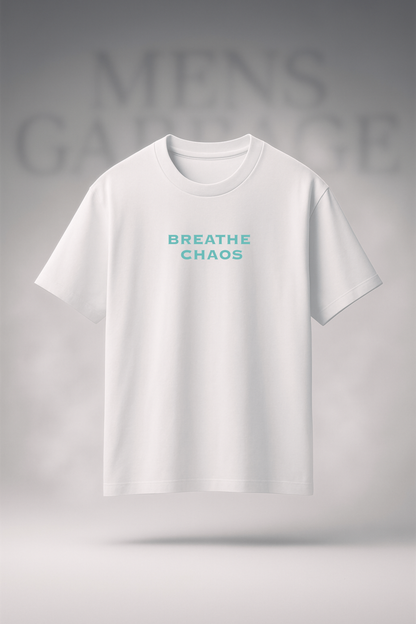 BREATHE CHAOS Oversized T-Shirt | 240 GSM Heavyweight Streetwear – Dragon Edition