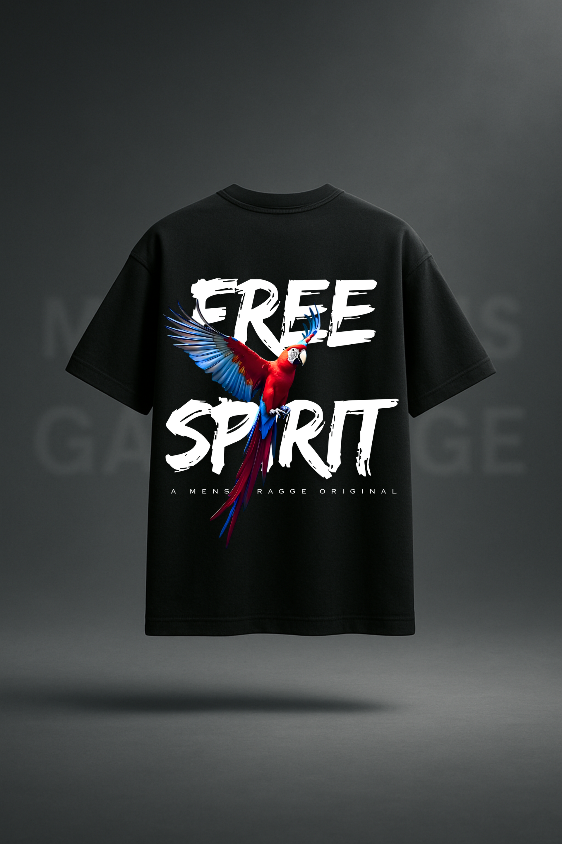 EDGE OF SPIRIT Tシャツ XL Free Spirit Oversized T-Shirt – MG Originals Edition – Mens Garrage