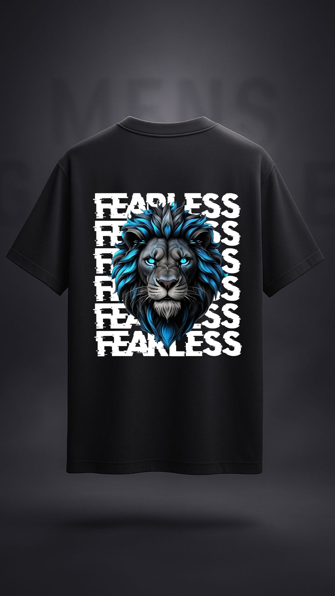 FEARLESS Lion Streetwear Tee – Power. Confidence. No Fear