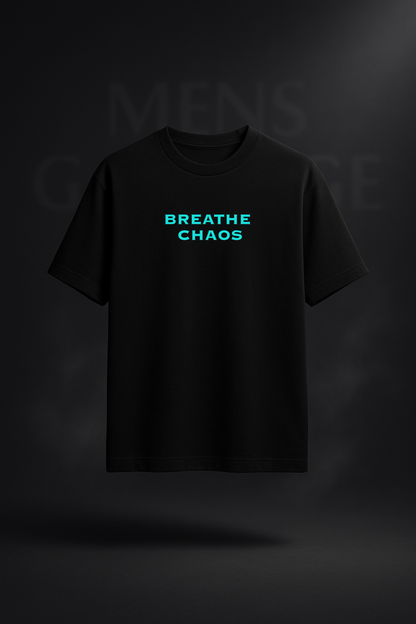BREATHE CHAOS Oversized T-Shirt | 240 GSM Heavyweight Streetwear – Dragon Edition