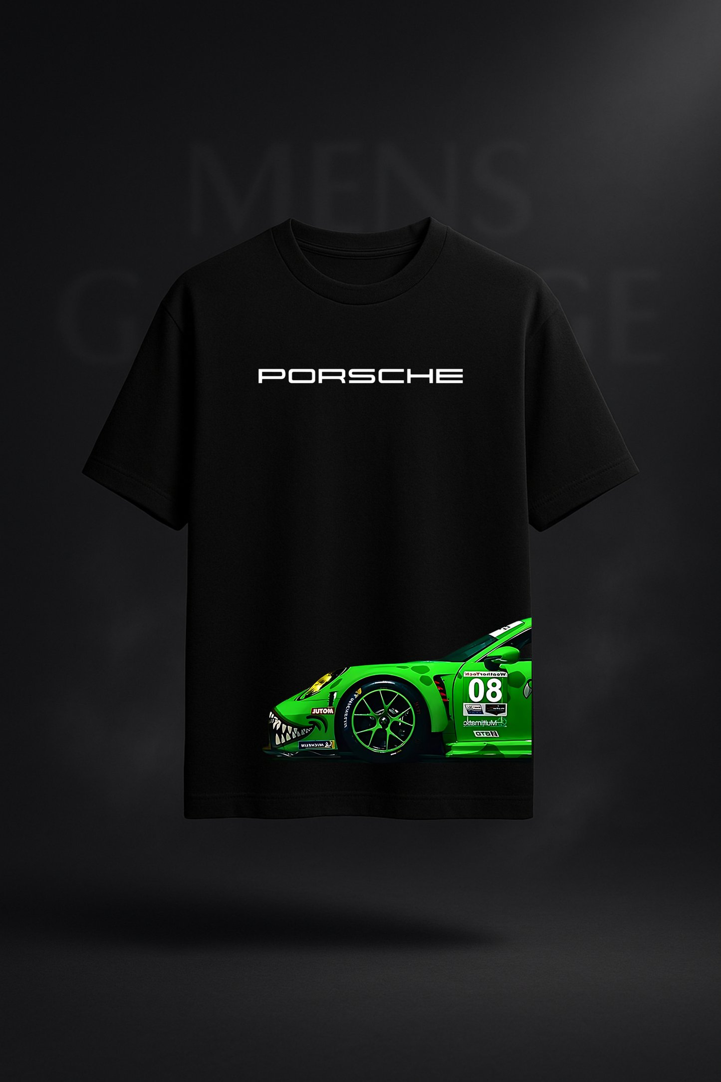 Porsche 911 Iconic Oversized T-Shirt – Green GT Edition