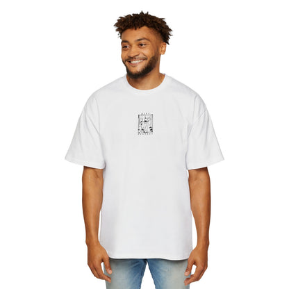 MG Abstract Faces Oversized Tee