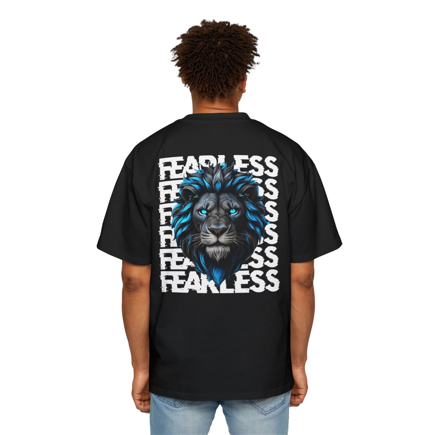 FEARLESS Lion Streetwear Tee – Power. Confidence. No Fear