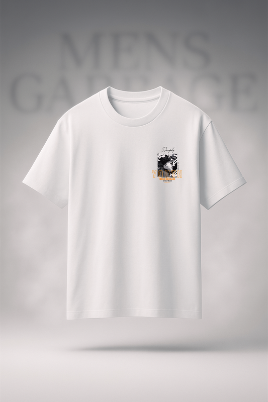 Simply Youth Bold Back Print T-Shirt – Oversized